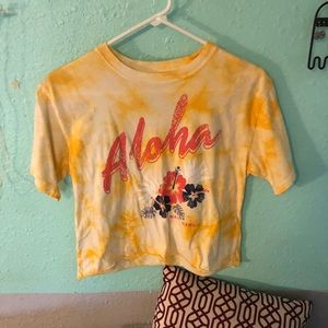 yellow  tye-dye